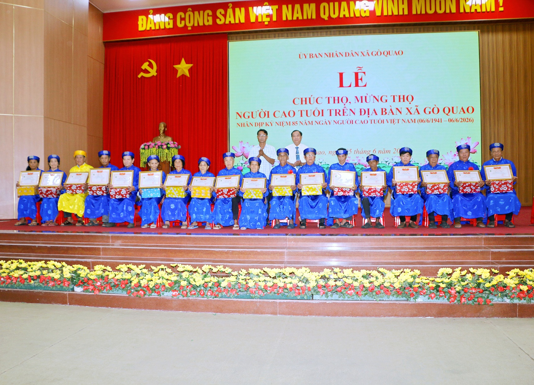 Quang cảnh buổi lễ